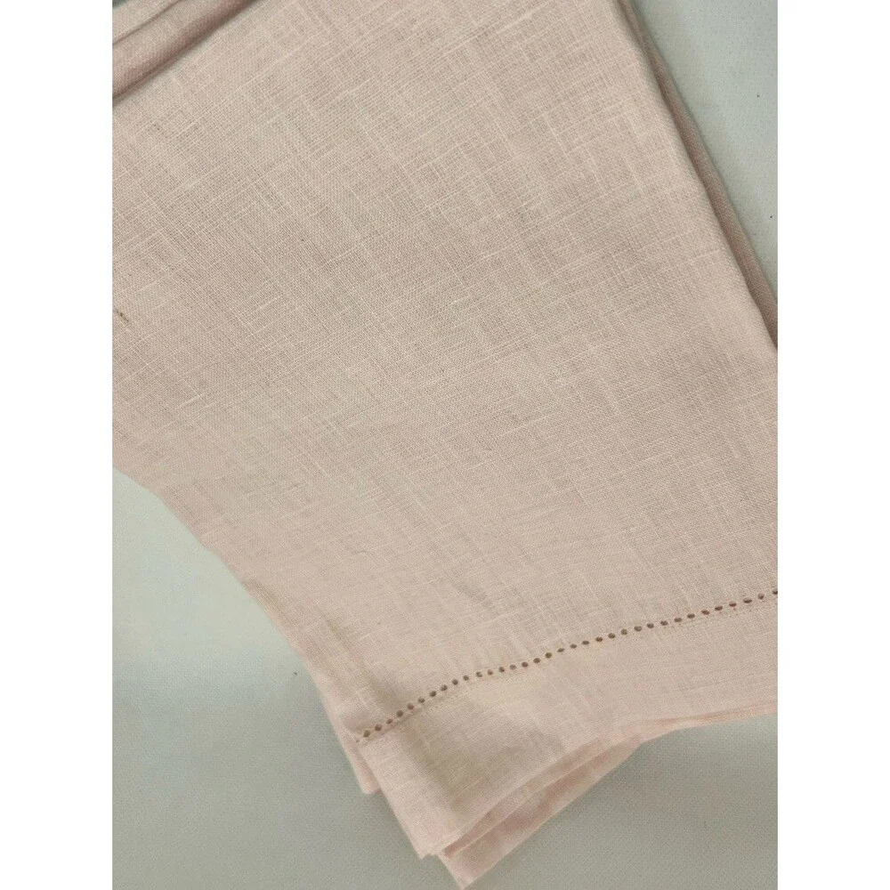 4 Solino Home 100% Pure Linen Dinner Napkins 20 x 20